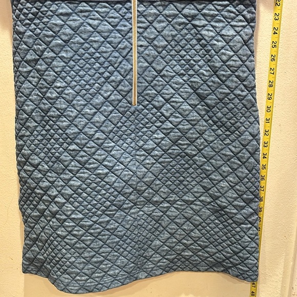 Sara Campbell Blue Quilted Short Sleeve Dress - Picture 4 of 5